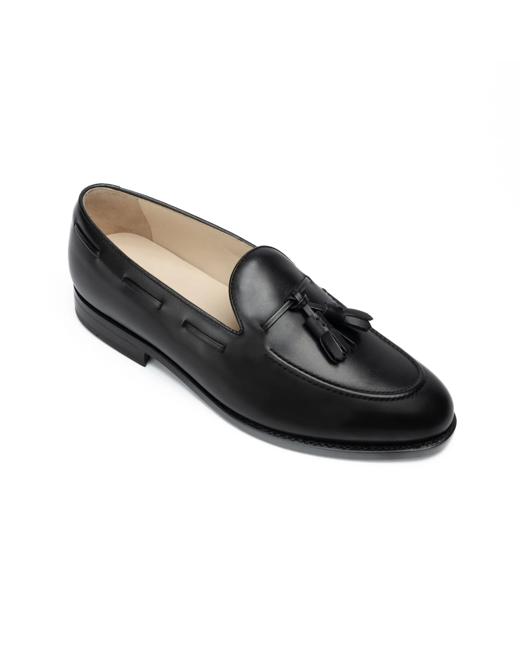 Yasiin Tassel Loafer - Black Calf