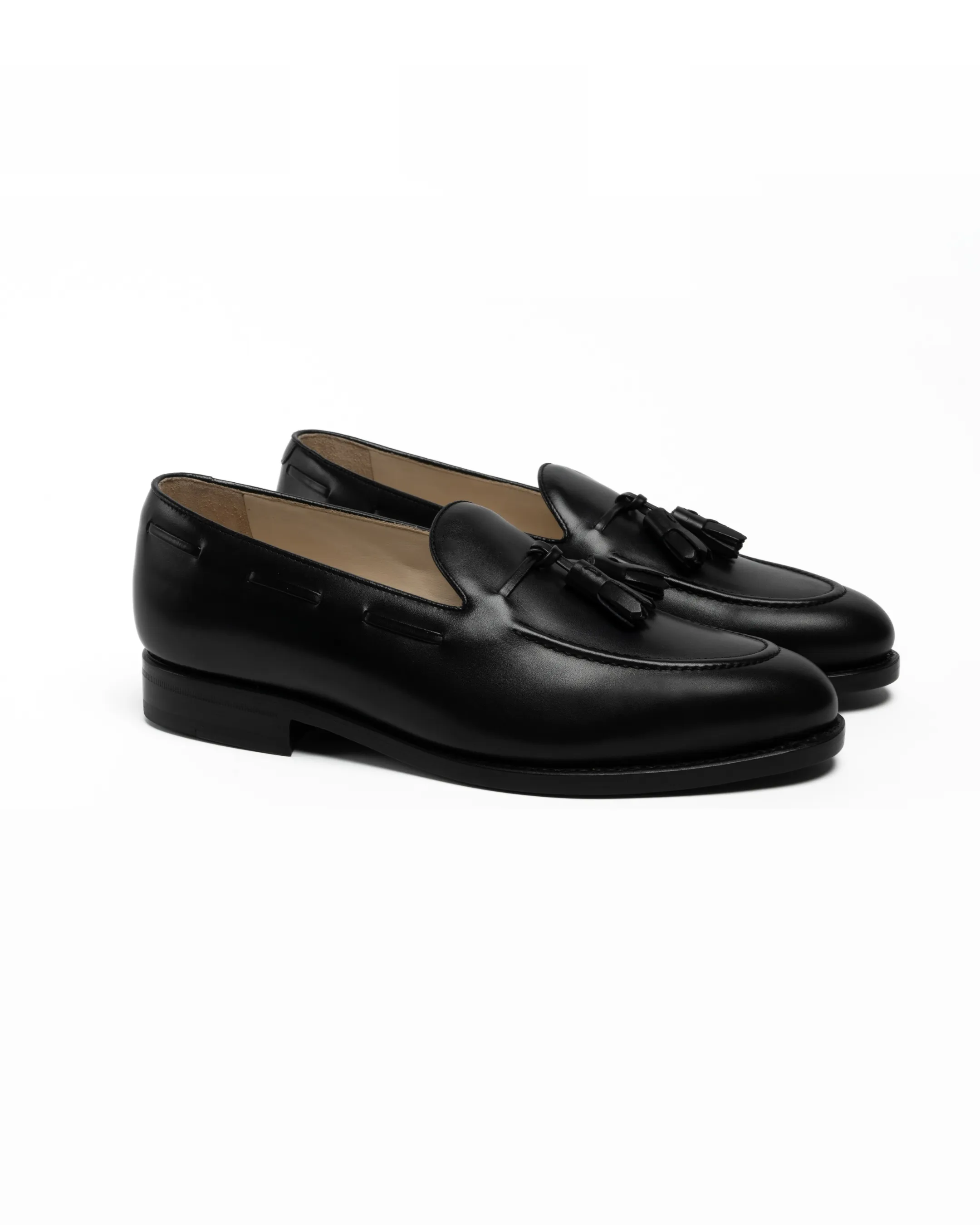 Yasiin Tassel Loafer - Black Calf