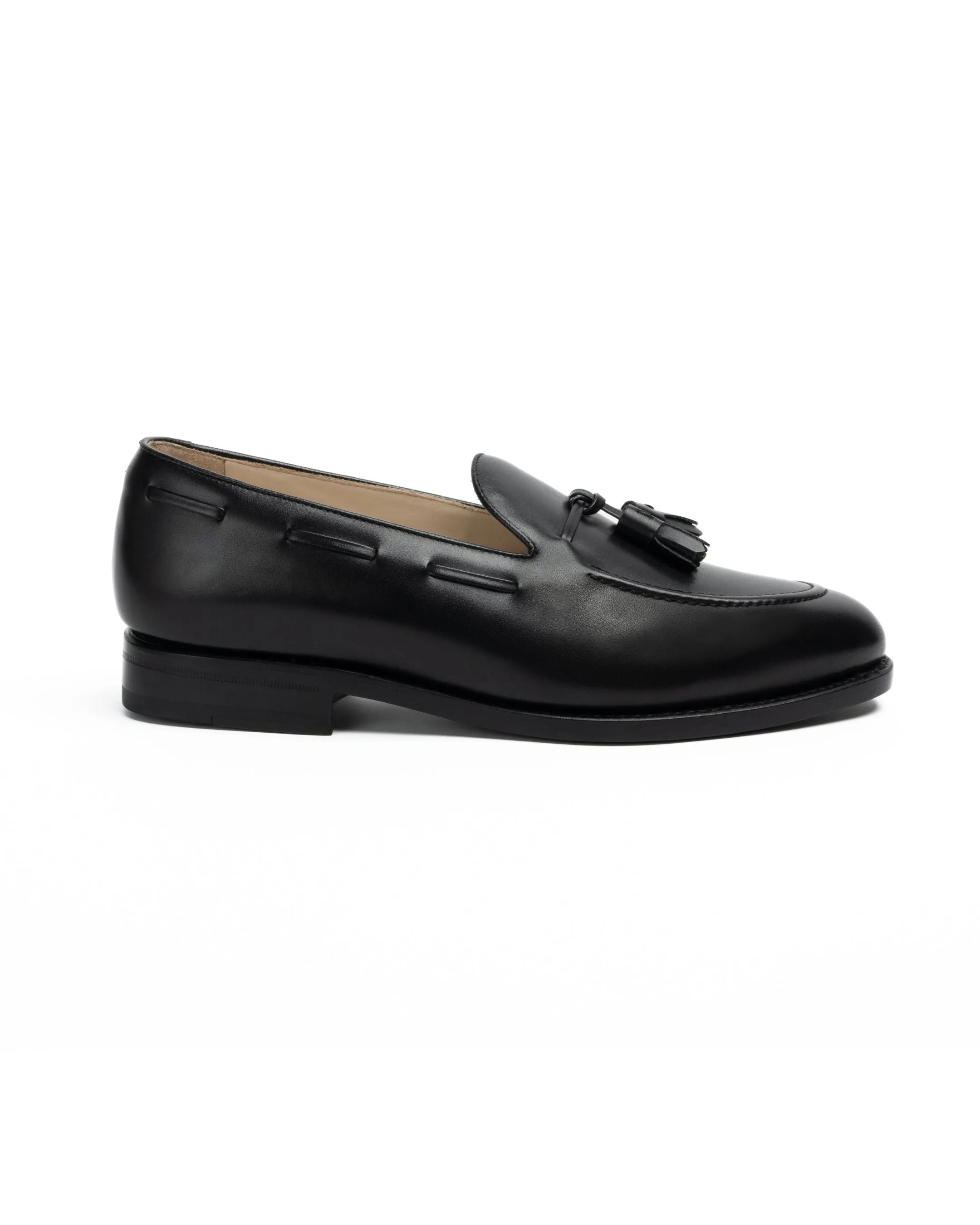 Yasiin Tassel Loafer - Black Calf