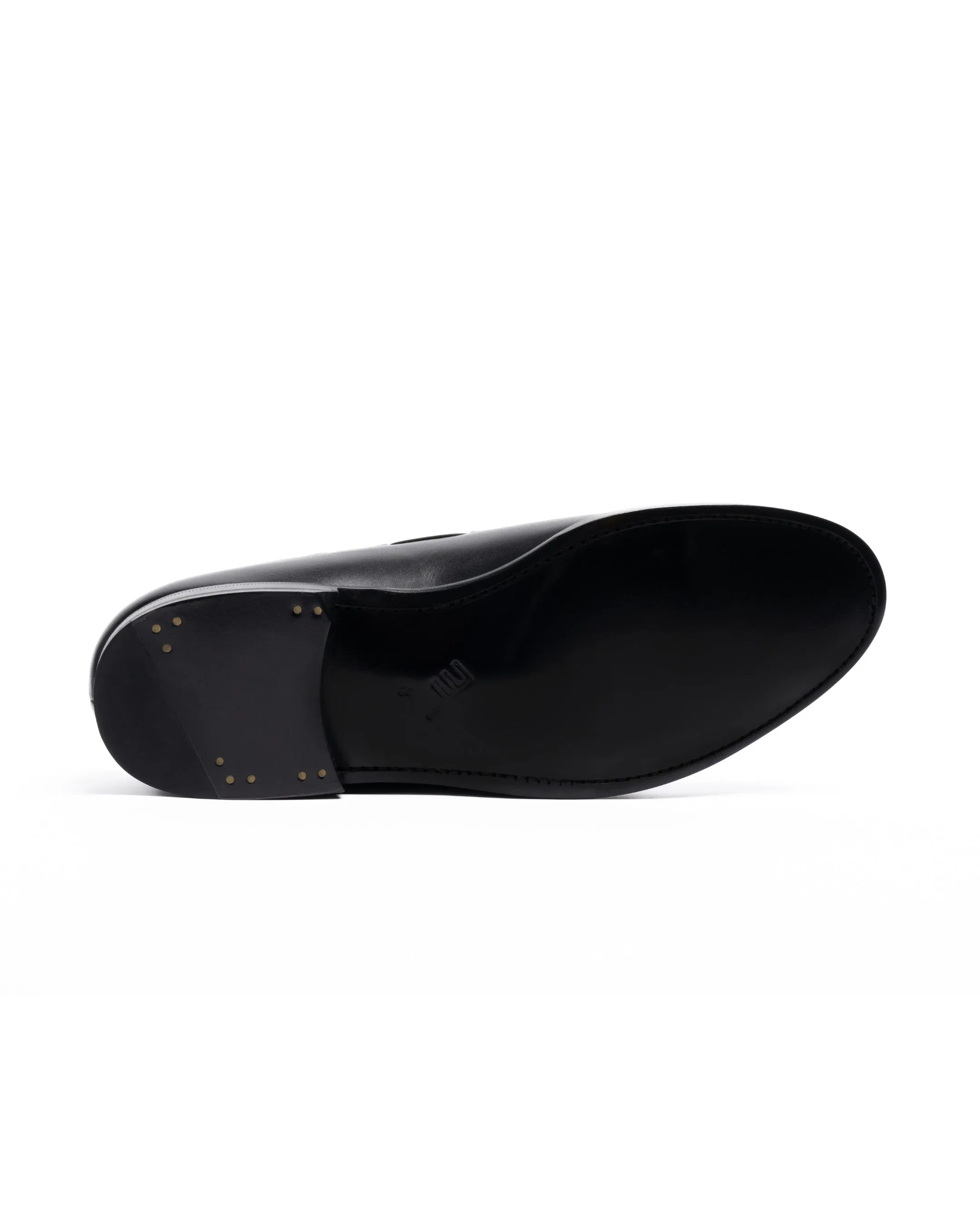 Yasiin Tassel Loafer - Black Calf